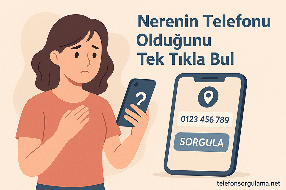 Nerenin Telefonu Olduğunu Tek Tıkla Bul